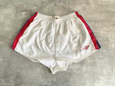 Vintage 1970's Umbro, Nylon Football Shorts, Size Large 34 " inch Waist