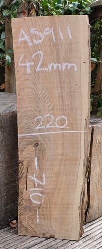 Live edge ash slab - ,