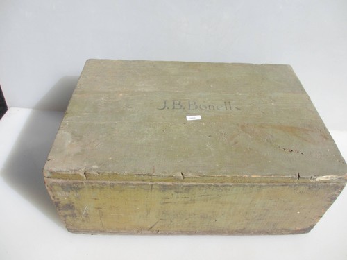 Vintage wooden tool box tub - tool,