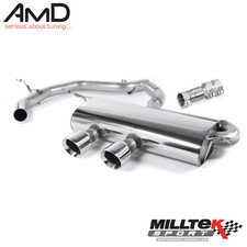 Milltek MK5 Golf GTI Exhaust System R32 Style Non Resonated Dual Exit SSXVW168