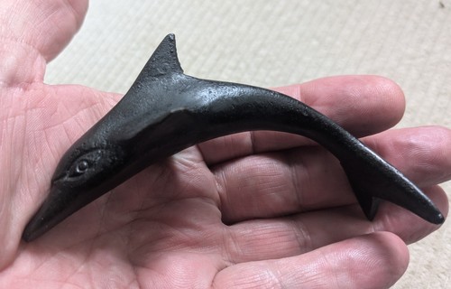 Antique bronze dolphin free - antique, dolphin.