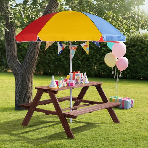 Kids picnic table set - 3, in