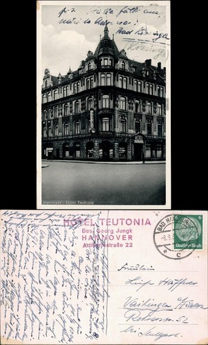 Postcard hanover lot hotel - lot,