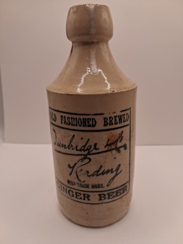 Antique stoneware ginger beer - ginger,