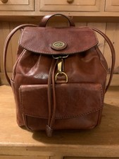 Bridge Leather Backpack with