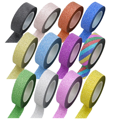 10m 14mm adhesive glitter - x,