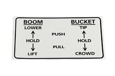 David Brown Decal Power loader control decal (41355)