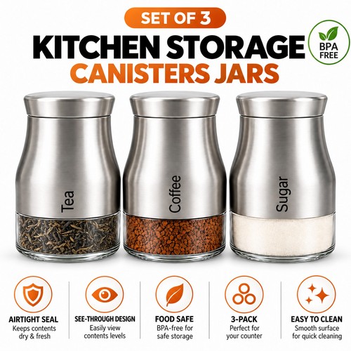 Set kitchen storage - set, of