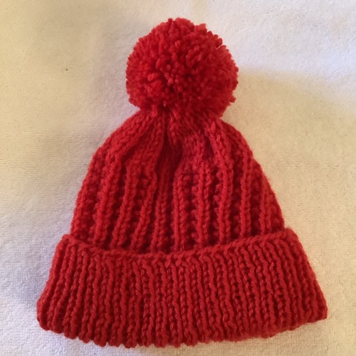 New hand knitted bobble - new,