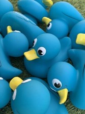 Pack of 150 New Blue Rubber