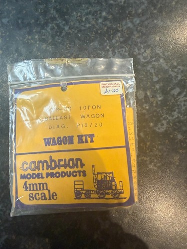 Cambrian models wagon kit - cambrian, oo