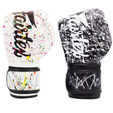 Fairtex The Painter Unique Boxing Gloves Muay Thai Mens Sparring Fight 