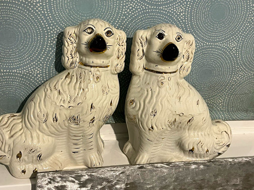 Pair antique victorian - pair,