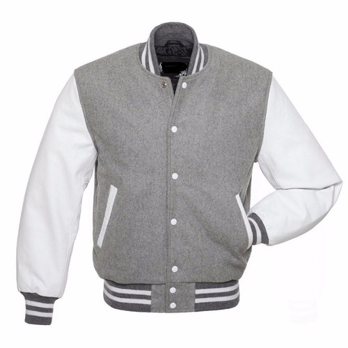 Grey wool real - wool, white