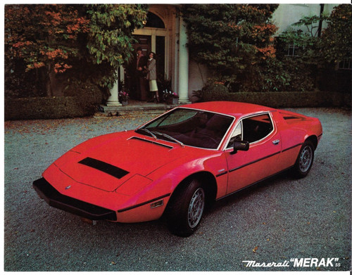 Maserati merak late 1970s - maserati,
