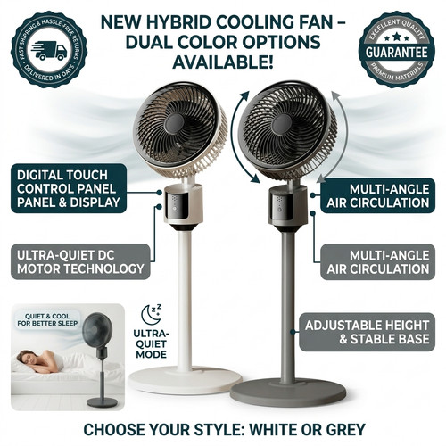 Quiet standing fan pedestal - standing,