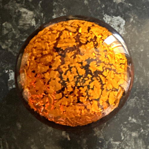 Vintage amber art glass - "vintage,