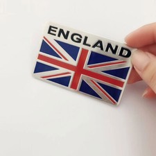 3D Sticker Metal England Flag