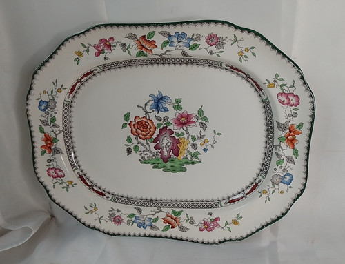 Spode chinese rose meat - chinese,