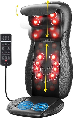 Renpho back massager heat - back,
