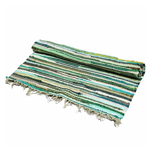 Large rag rug 150x90cm - rug,