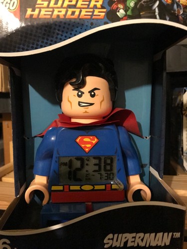 Lego superman alarm clock - lego,