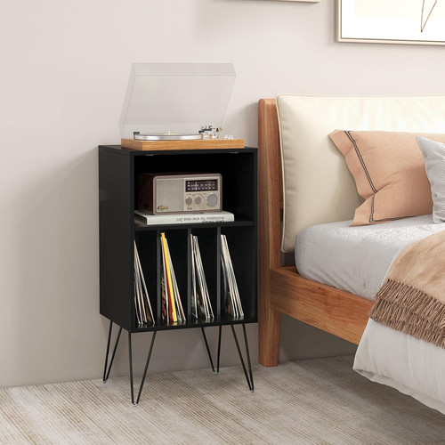 Record player stand - record,