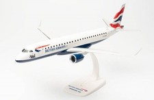 Herpa Wings 613460 1:100 Embraer ERJ190 British Airways Cityflyer G-LCY Snap-Fit