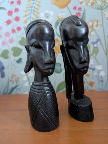 Two vintage african hand - two,