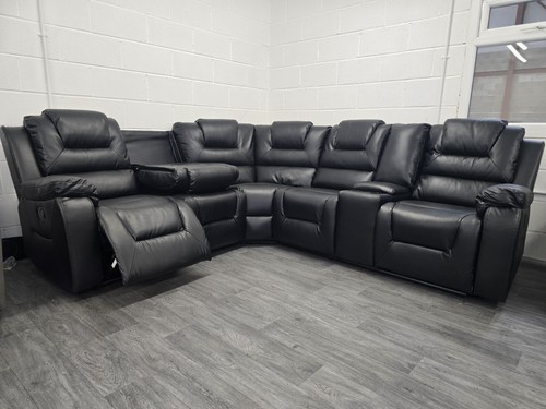 Axel black leather corner - axel|,