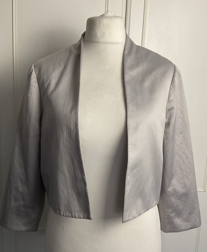 Monsoon cropped open jacket - open,