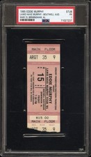 EDDIE MURPHY 1985 PSA Ticket Stub Comedy Lawd Have Murphy Tour Birmingham, AL