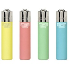 4 x Clipper Lighters Metallic