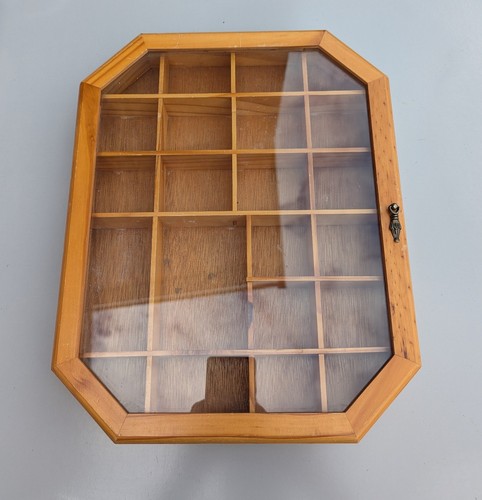 Vintage wooden octagonal - vintage,