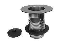 Belfast Kitchen Sink Waste Chrome Plated With 1-1/2" BSP Slotted Tail