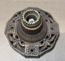 Antique Cast Iron Light Vtg