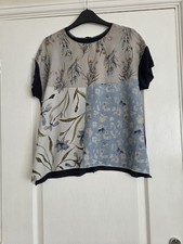 Womens Blue Floral Zara