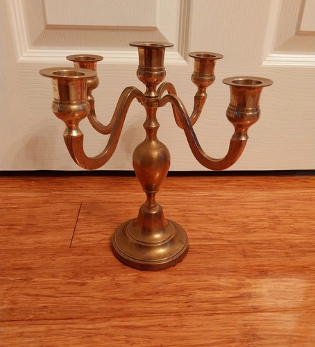 Vintage brass candelabra arm - vintage,