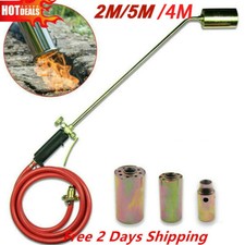 Long Arm Propane Butane Gas Torch Burner Blow Roofers Roofing Brazing+2M/5M Hose
