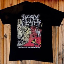 Napalm Death - Harmony Corruption  Black All Size Shirt AG1605