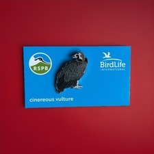 RSPB-Pin Badge  *New CINEREOUS