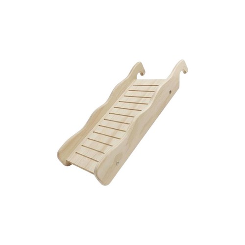 Wooden rabbit castle polished - wooden,