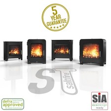 Saltfire ST Range Wood Burning Stoves DEFRA EcoDesign Ready 5kW and 8kW