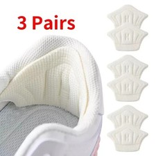 1/3 pair Back of Heel Cushion Inserts Mesh Heel Grips Pads for Boots Loose Shoes