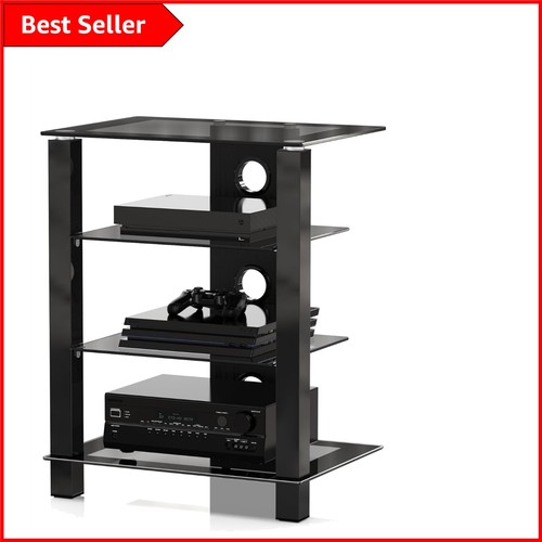 Stunning glass stand with - tv, 4