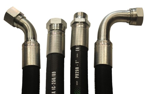 Hydraulic assembly polyhose - assembly,