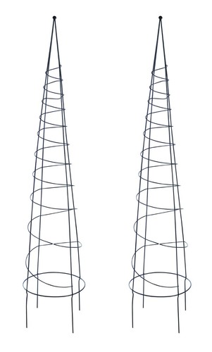 Spiral garden metal trellis - spiral,