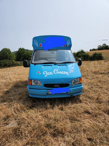 Ice cream van - cream,