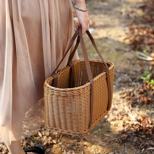 Handwoven storage large - large, basket