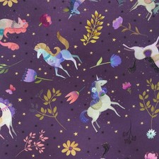 Unicorns on Purple Unicorn